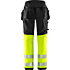 Spodnie robocze rozciągliwe High Vis Green Craftsman klasa 1 2643 GSTP