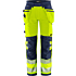 Spodnie robocze rozciągliwe High Vis Green Craftsman klasa 2 2644 GSTP