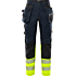 High vis craftsman stretch trousers class 1 2906 GWM