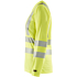 Dame high vis t-shirt langærmet