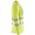 Dame high vis t-shirt langærmet