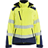 Damska, lekka, zimowa kurtka softshell Hi-vis z podszewką