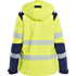 Damska, lekka, zimowa kurtka softshell Hi-vis z podszewką