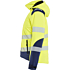 Damska, lekka, zimowa kurtka softshell Hi-vis z podszewką
