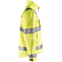 High vis softshell jakke