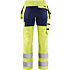 Dame high vis bukser med stretch