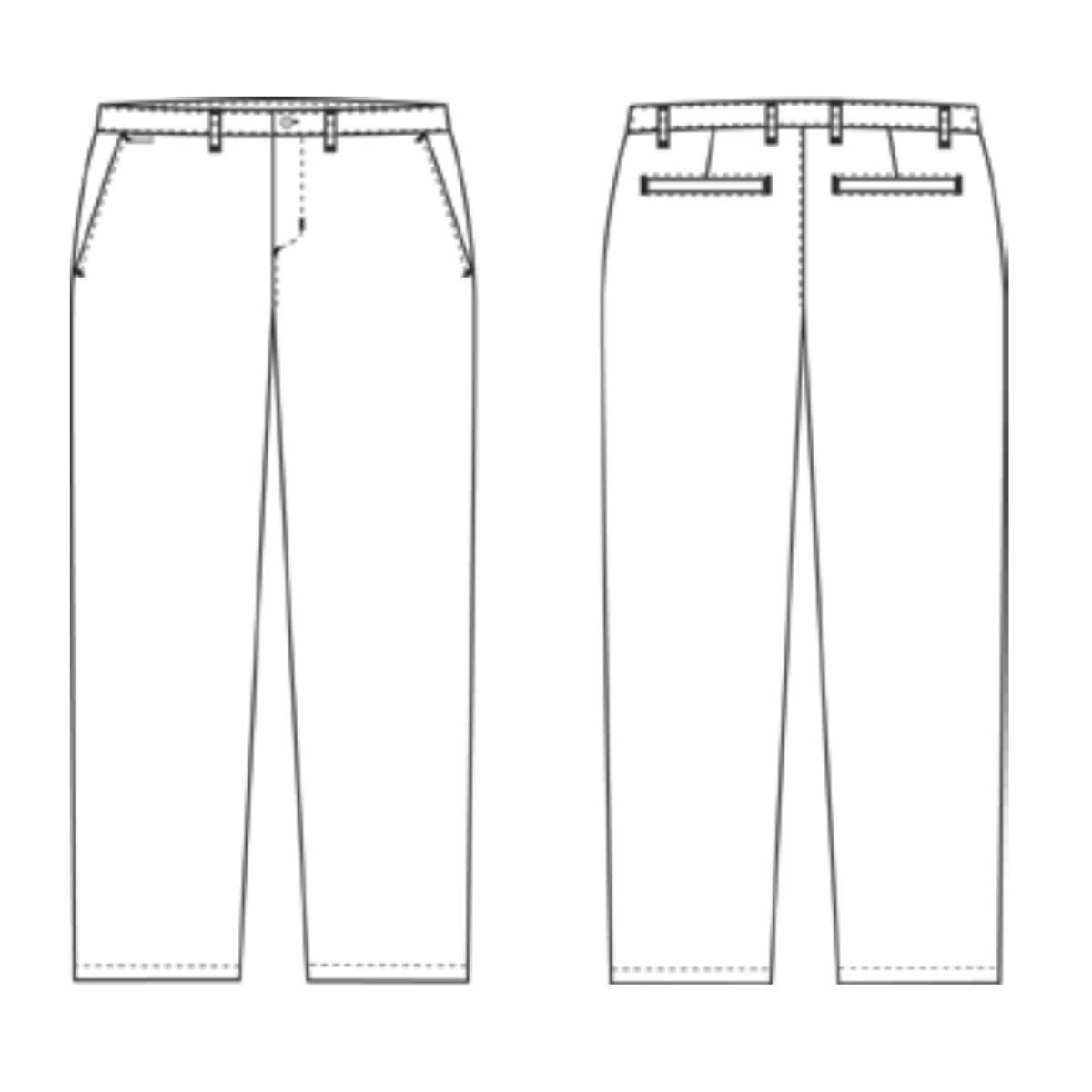 Spodnie z wąskimi nogawkami, Garcon