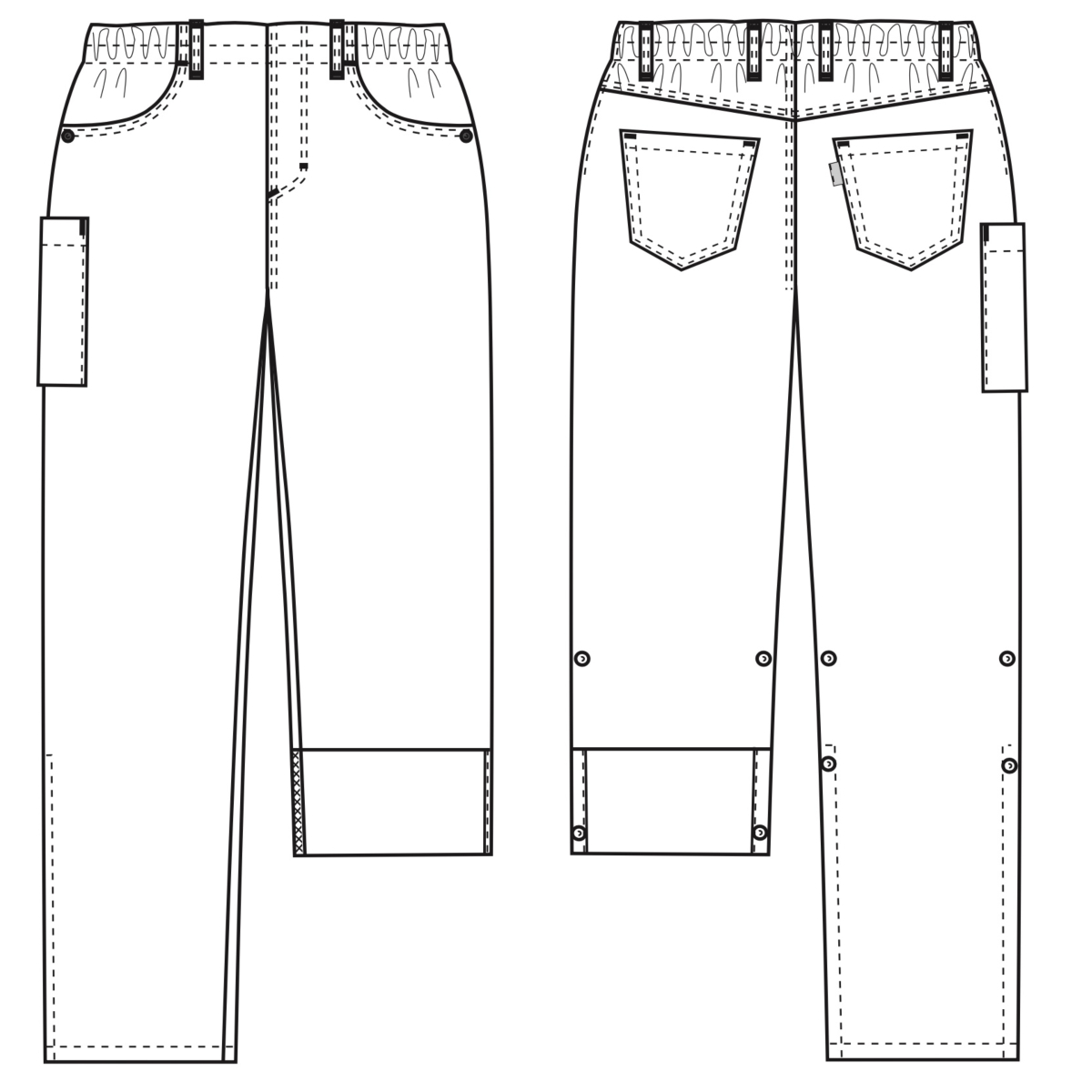 Jeansy, PULL-ON, 82 CM - 245 G/M², Super Cool