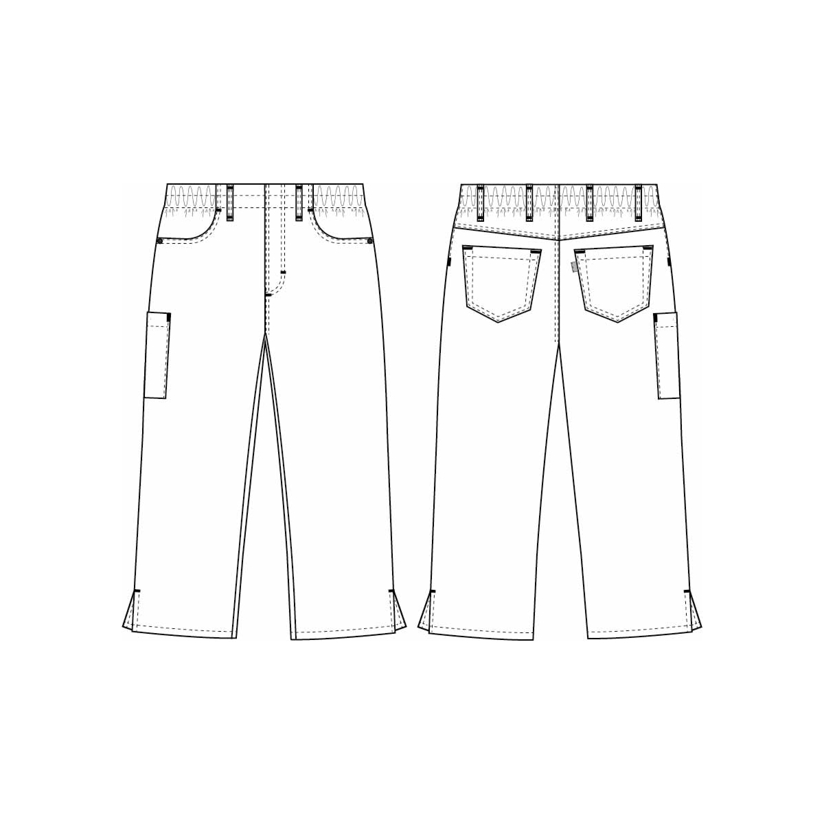 Jeansy Capri Pull-On, Super Cool