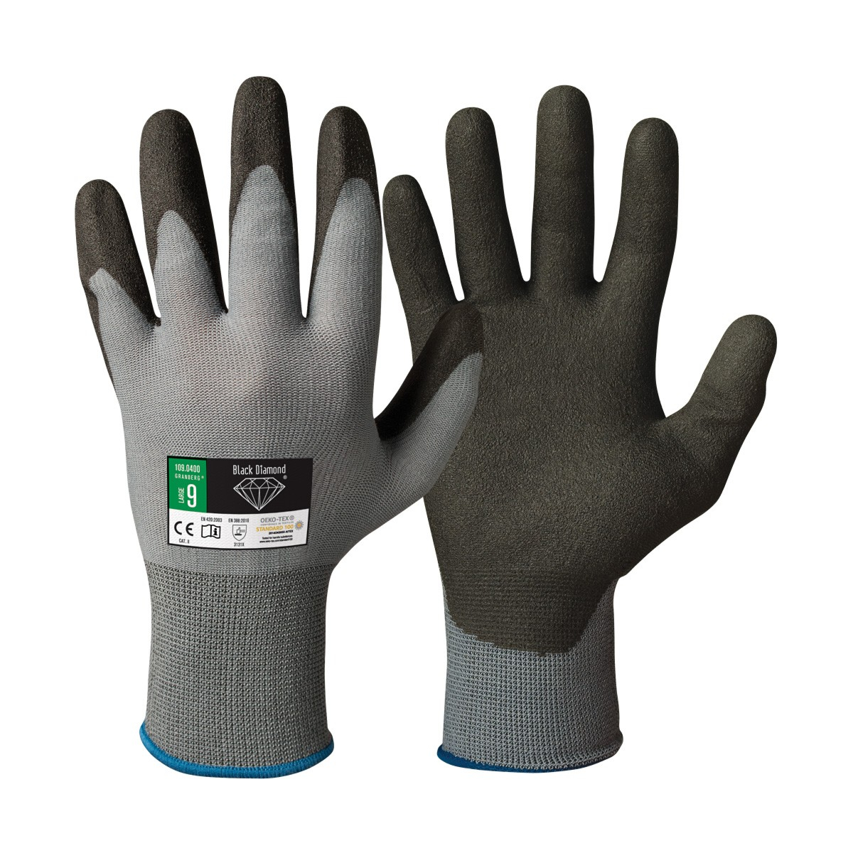 Rękawice montażowe Black Diamond, Oeko-Tex® 100 Approved, 12 par