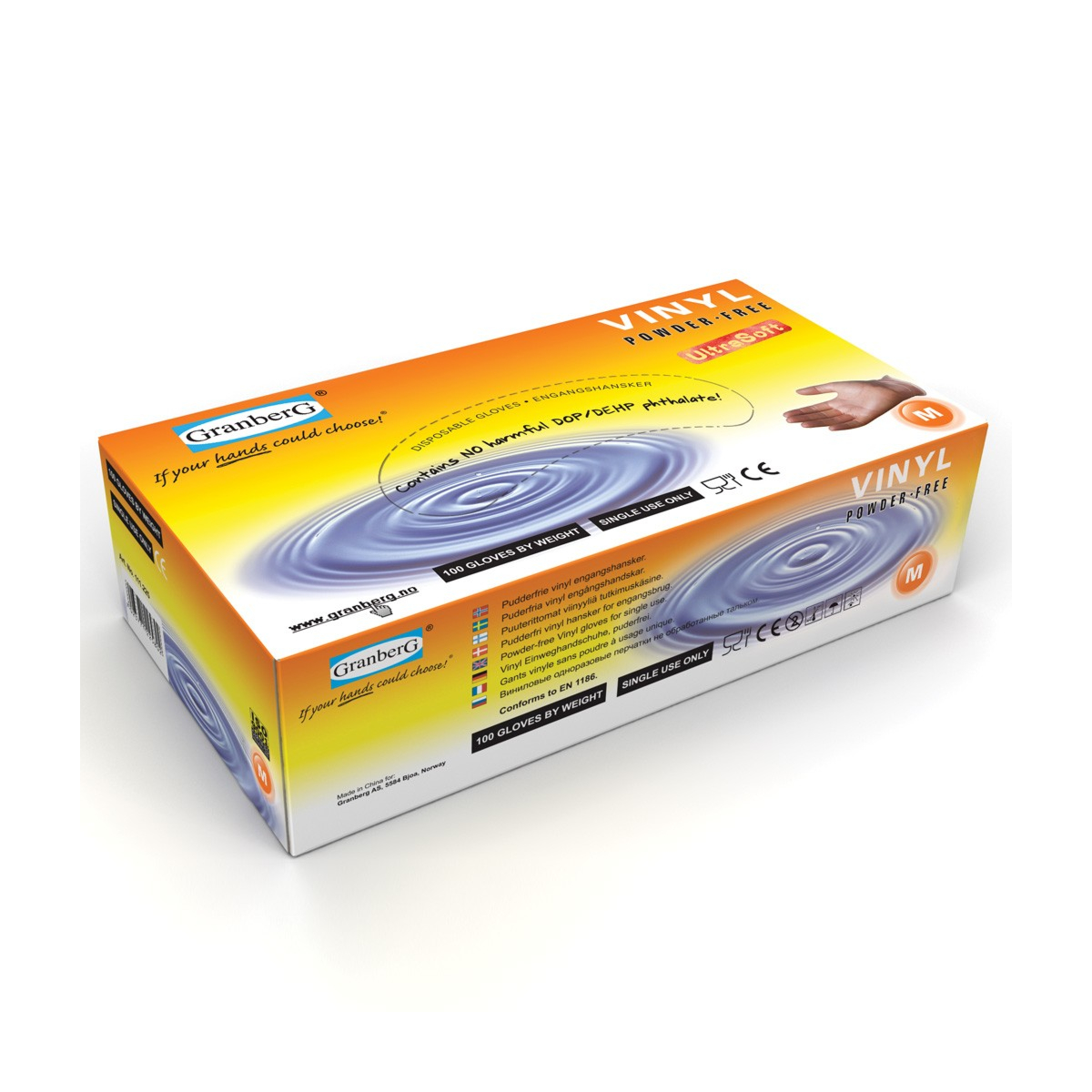 Rękawiczki jednorazowe UltraSoft, 10 par