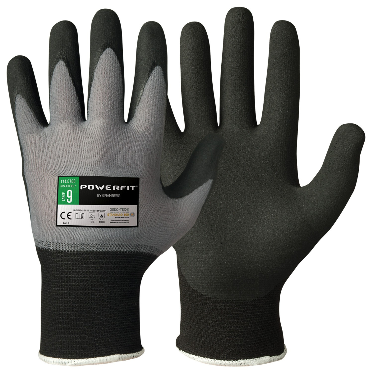 Rękawice montażowe, Oeko-Tex® 100 Approved, szczegółowe, 12 par