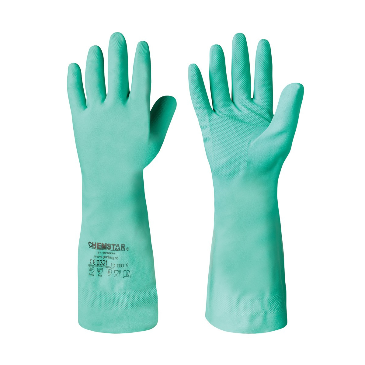 Rękawice nitrylowe odporne na chemikalia Chemstar®