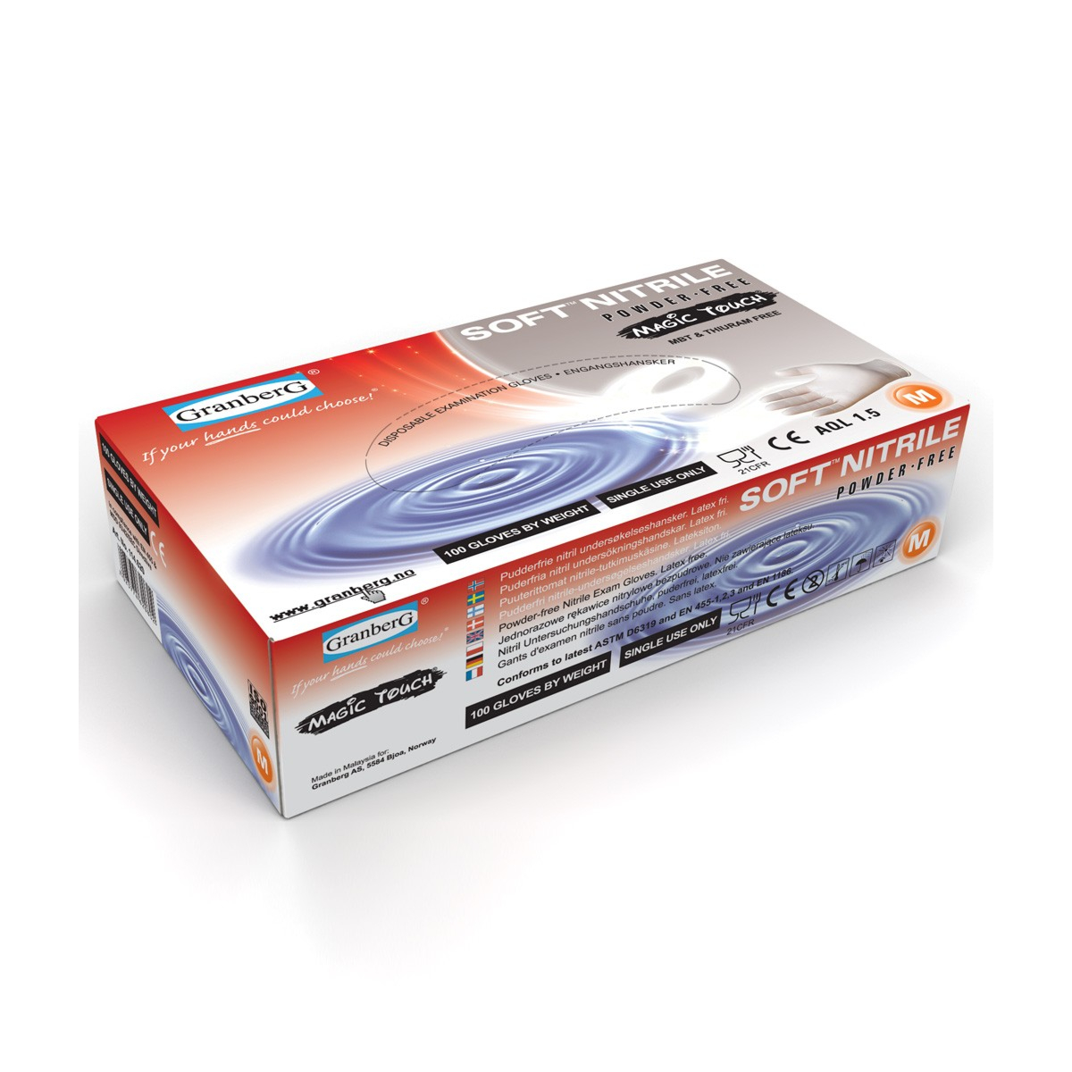 Rękawiczki jednorazowe Magic Touch® Soft Nitrile™