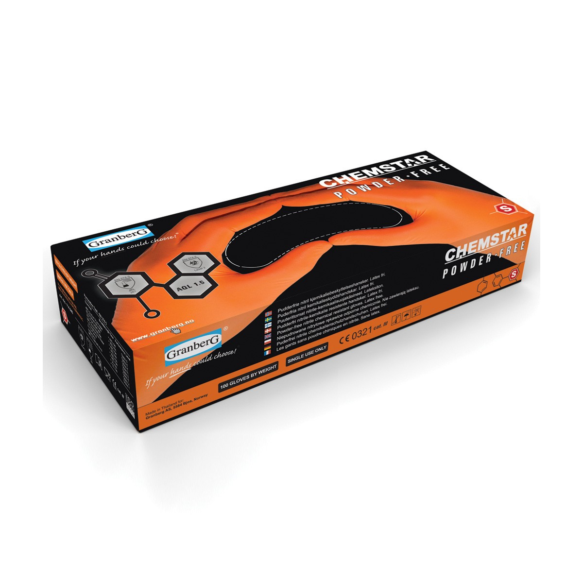Jednorazowe rękawice odporne na działanie chemikaliów Chemstar®