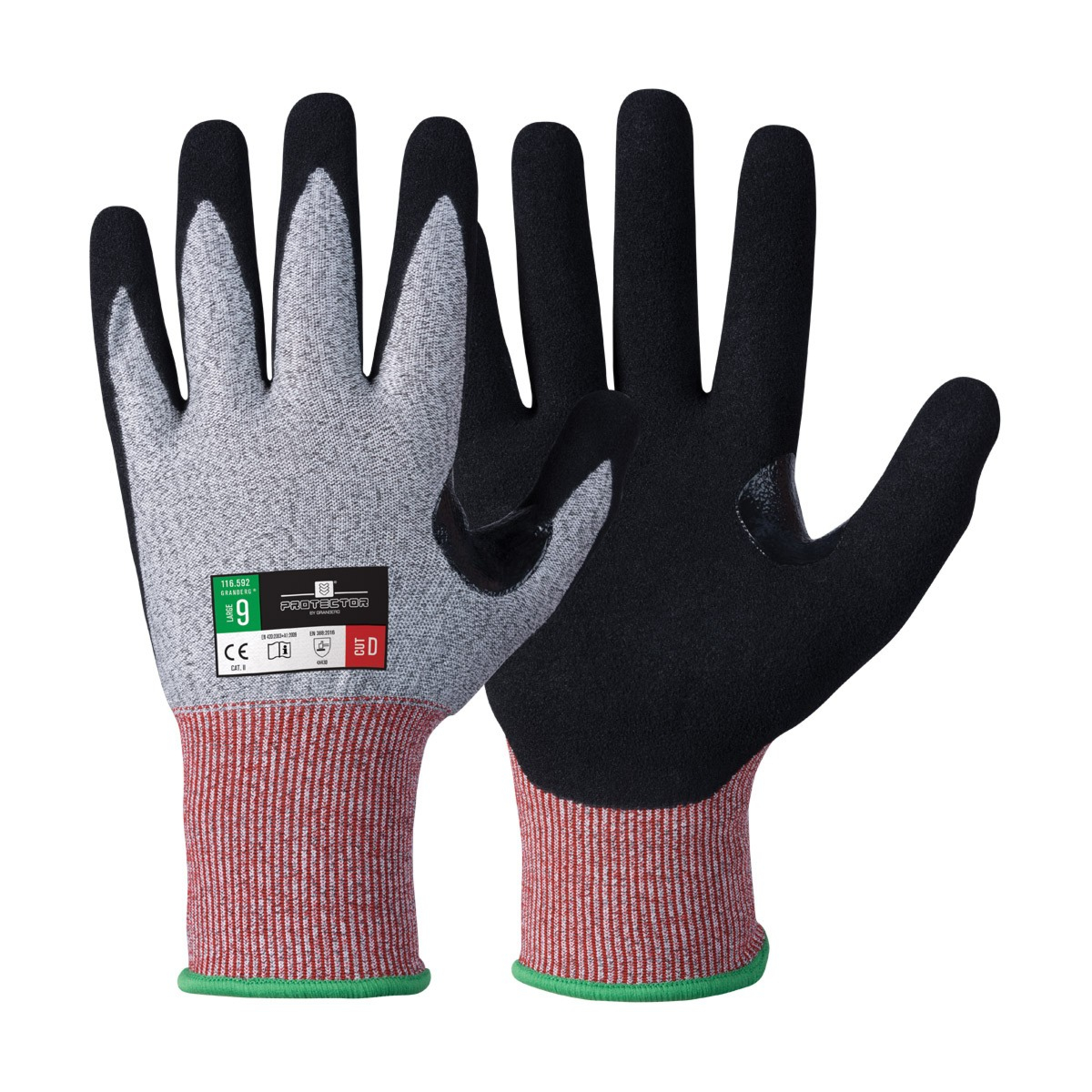 Rękawice odporne na przecięcia, kompatybilne z ekranem dotykowym, Oeko-Tex® 100 Approved Touch, 12 par