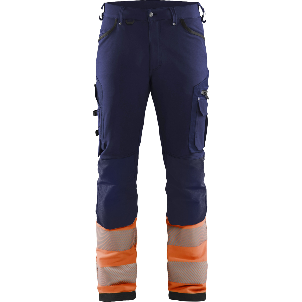 Spodnie Hi-Vis 4-way stretch bez kieszeni na gwoździe