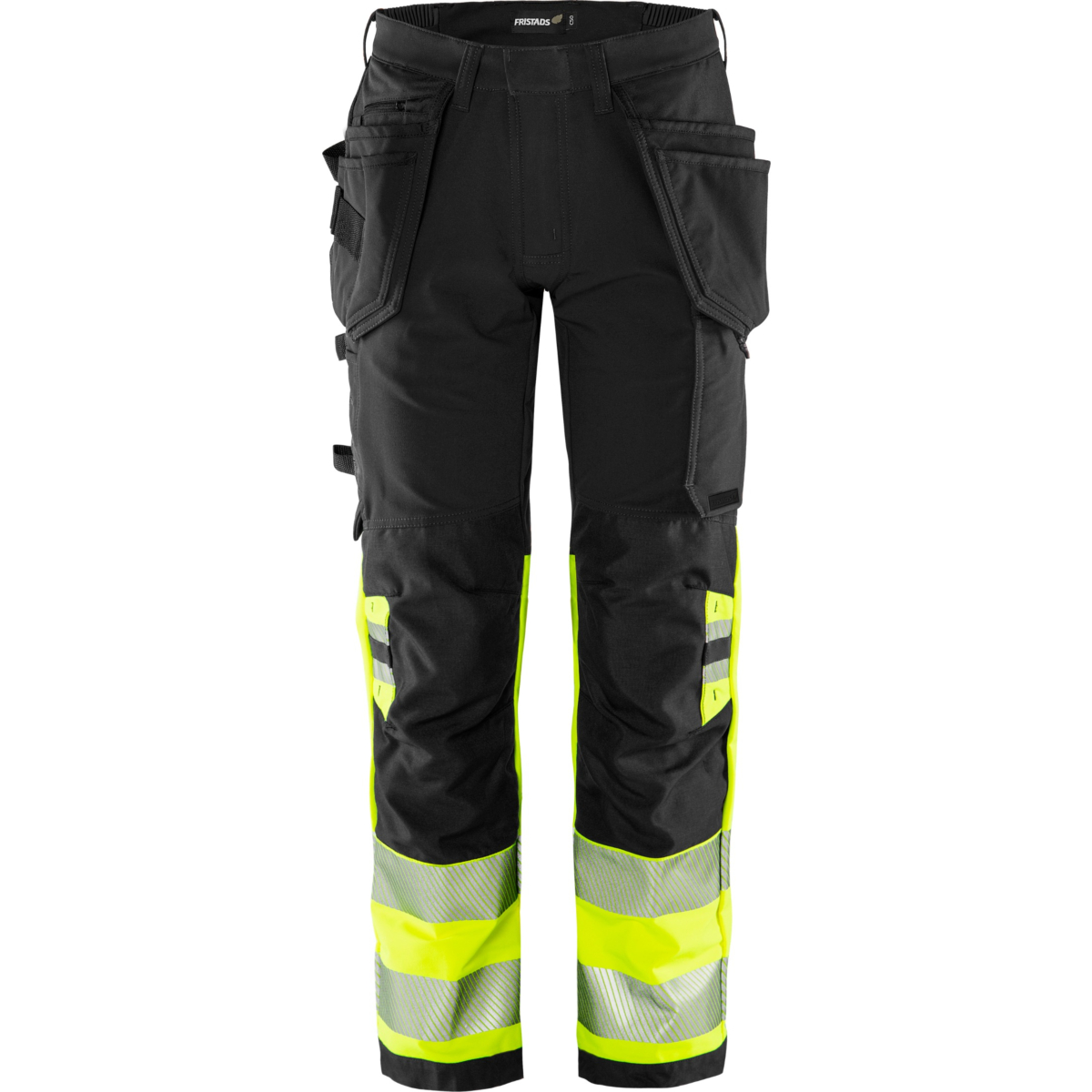 Spodnie robocze rozciągliwe High Vis Green Craftsman klasa 1 2643 GSTP