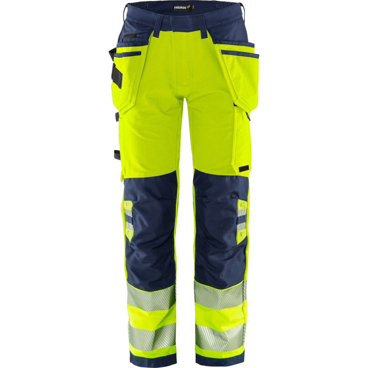 Spodnie robocze rozciągliwe High Vis Green Craftsman klasa 2 2644 GSTP
