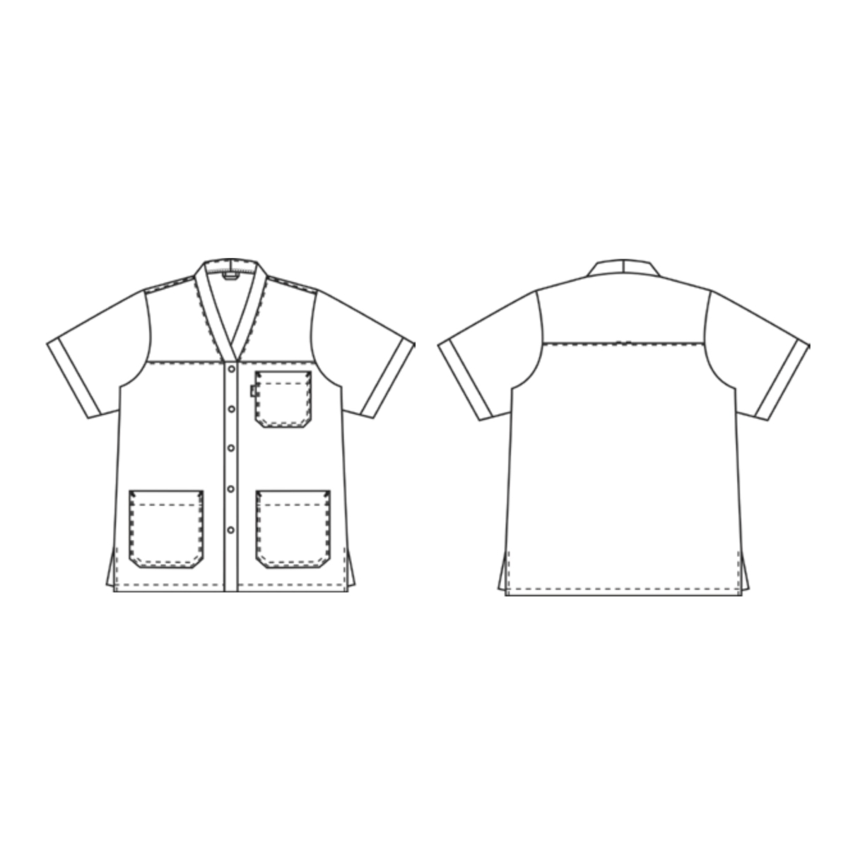 Tunika z bawełną wewnątrz, Aqua