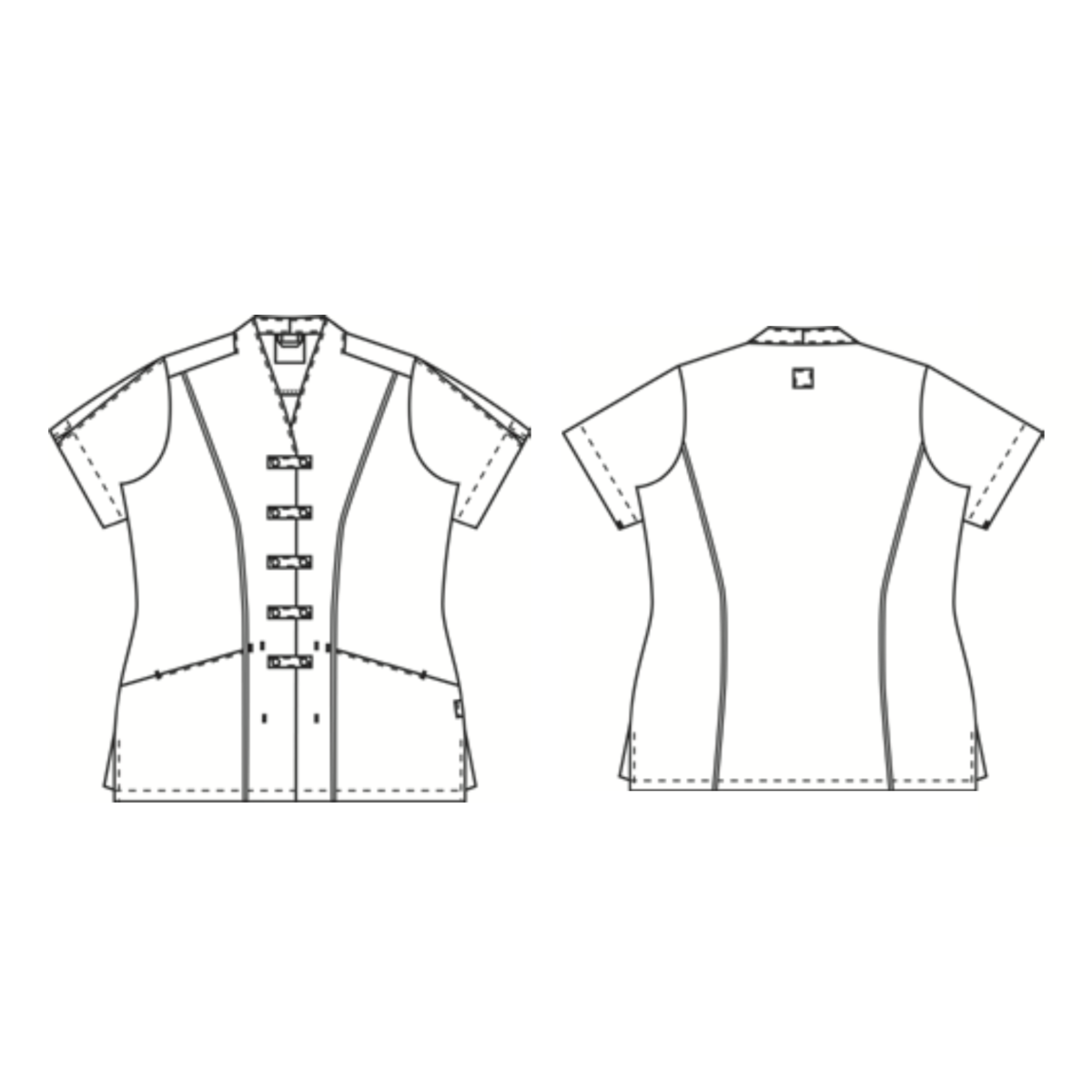 Tunika damska ze stretchem, Wellness