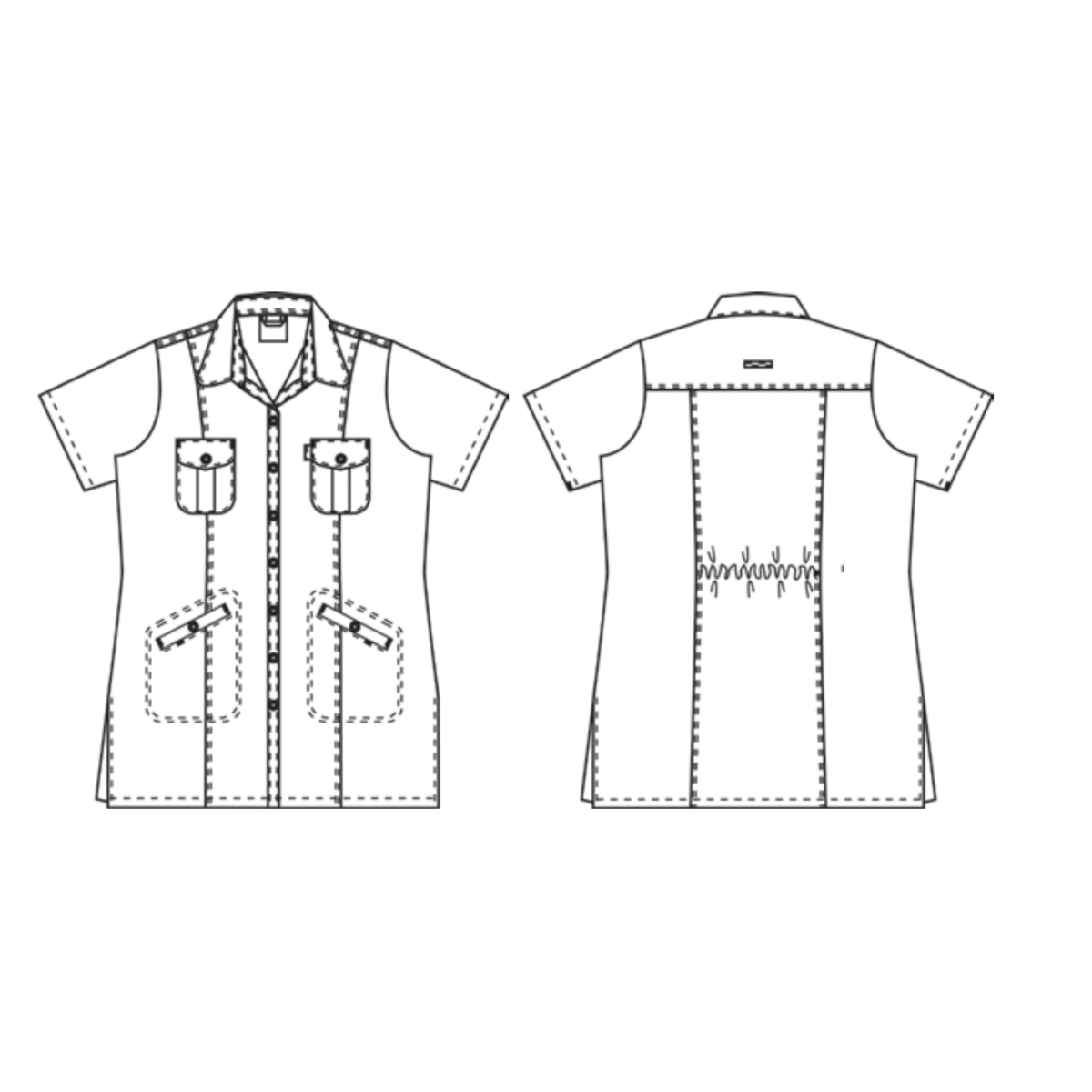 Długa tunika/sukienka damska, świeża