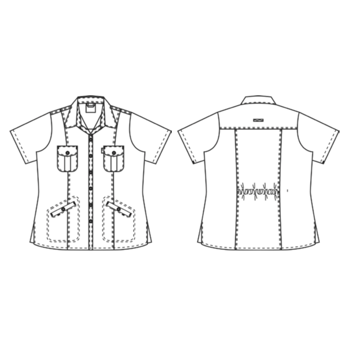 Tunika/koszula damska casualowa, świeża