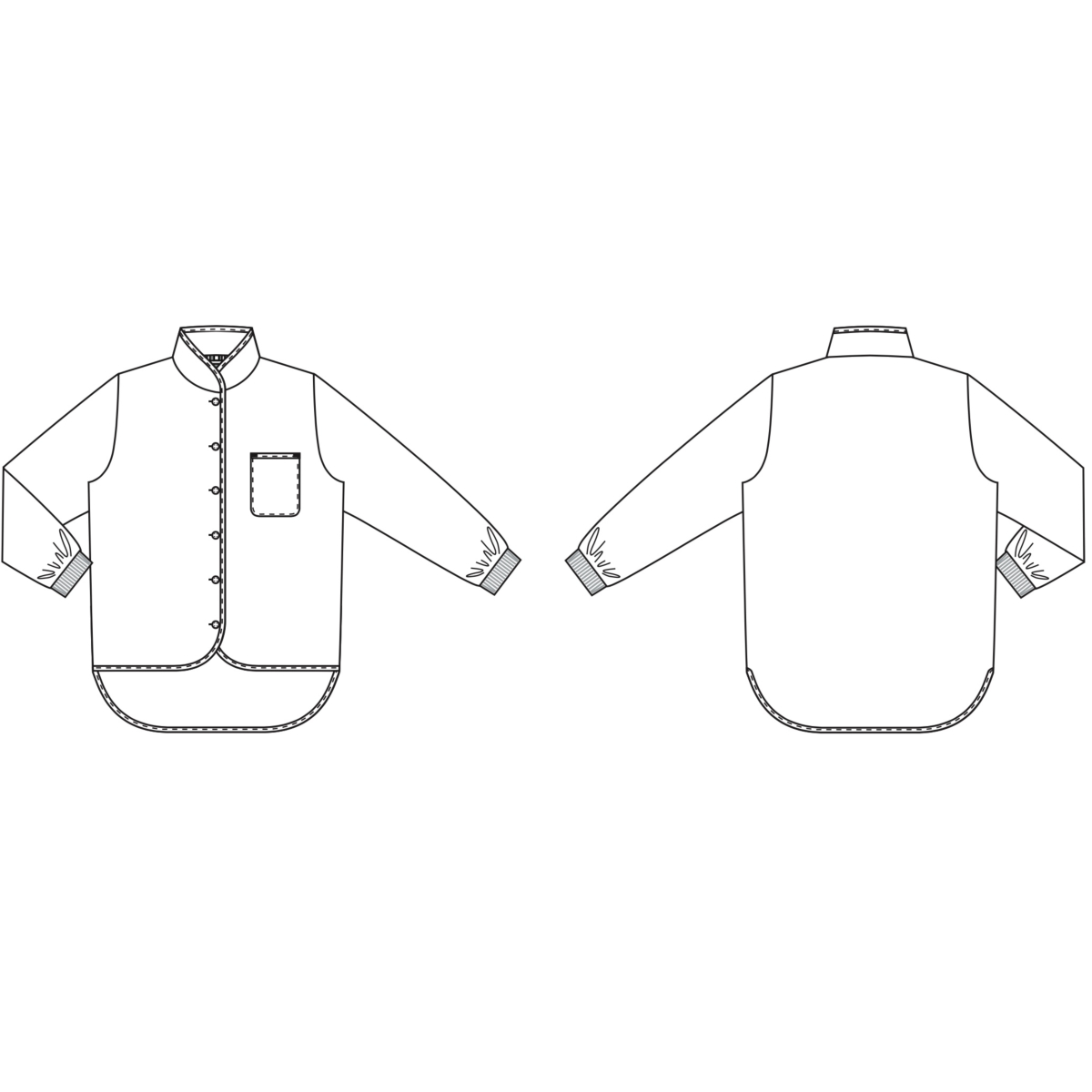 Kardigan zapinany na guziki, długi rękaw, Move