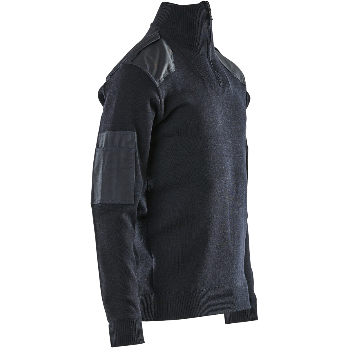 Sweter dzianinowy z zamkiem błyskawicznym do połowy