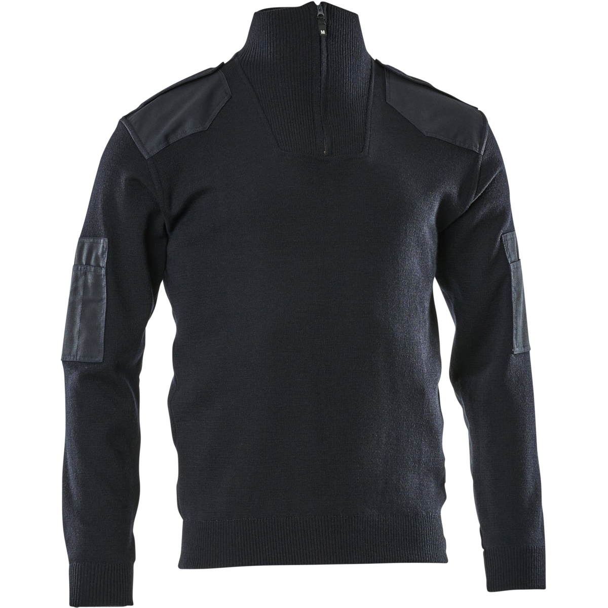 Sweter dzianinowy z zamkiem błyskawicznym do połowy