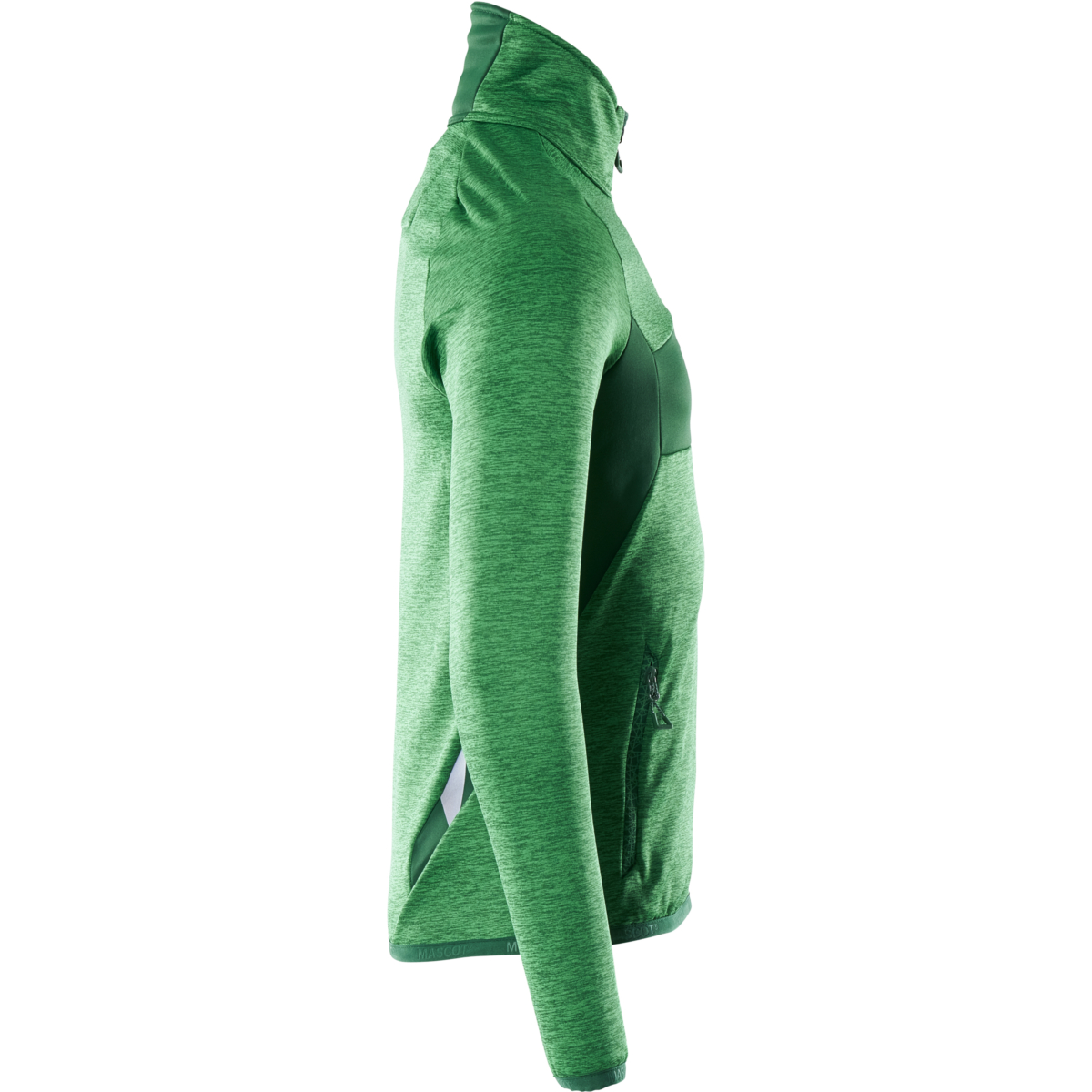 Sweter polarowy z zamkiem błyskawicznym do połowy