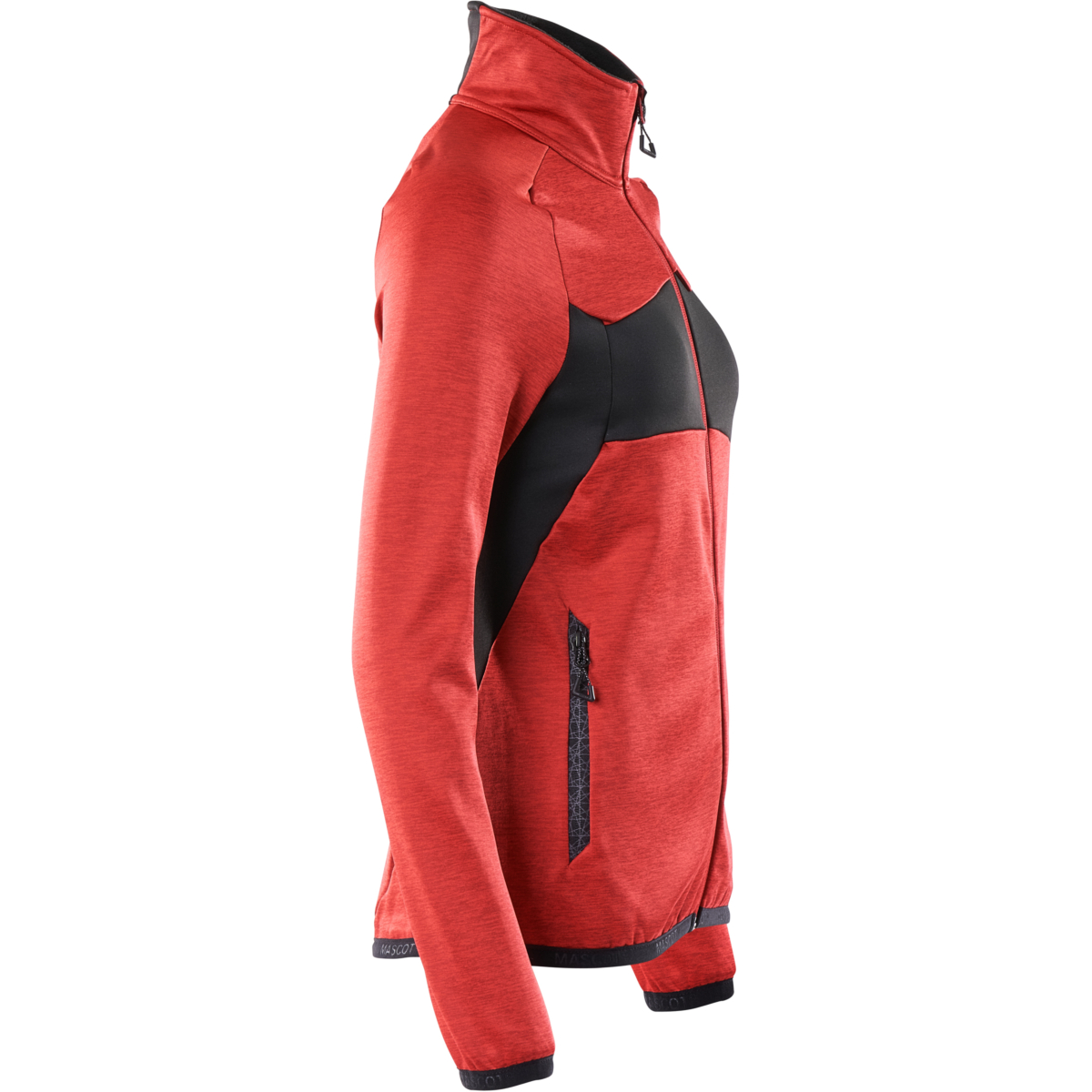 Sweter polarowy z zamkiem błyskawicznym