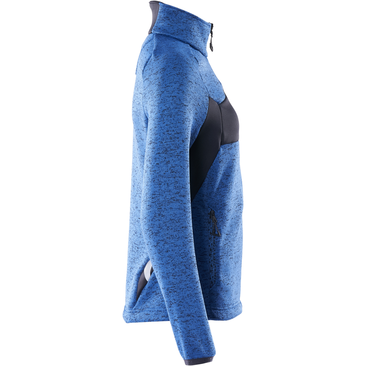 Sweter dzianinowy z zamkiem błyskawicznym