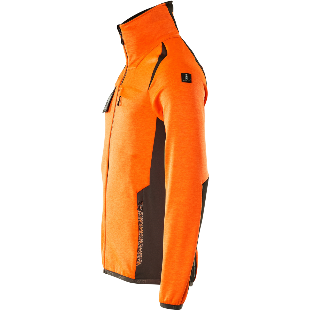 Sweter polarowy z zamkiem błyskawicznym