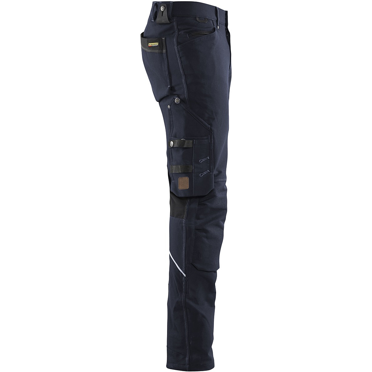 Spodnie rzemieślnicze 4-kierunkowe elastyczne bez kieszeni na gwoździe X1900