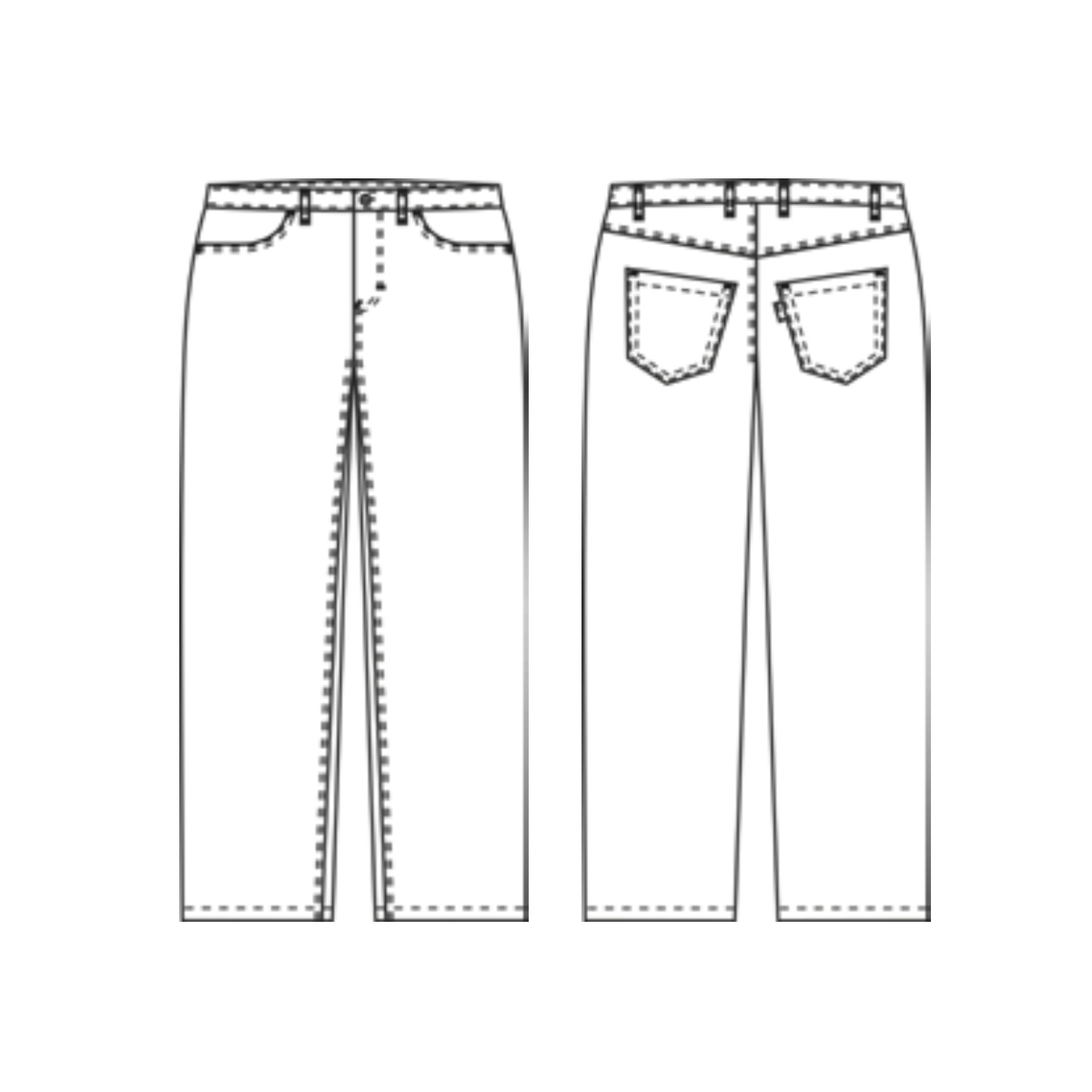 Spodnie z jeansowym wyglądem, Club-Classic