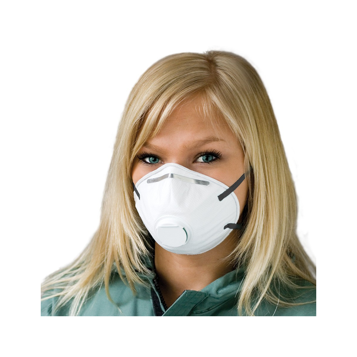 Jednorazowy respirator FFP2 NR D z zaworem, 10 sztuk