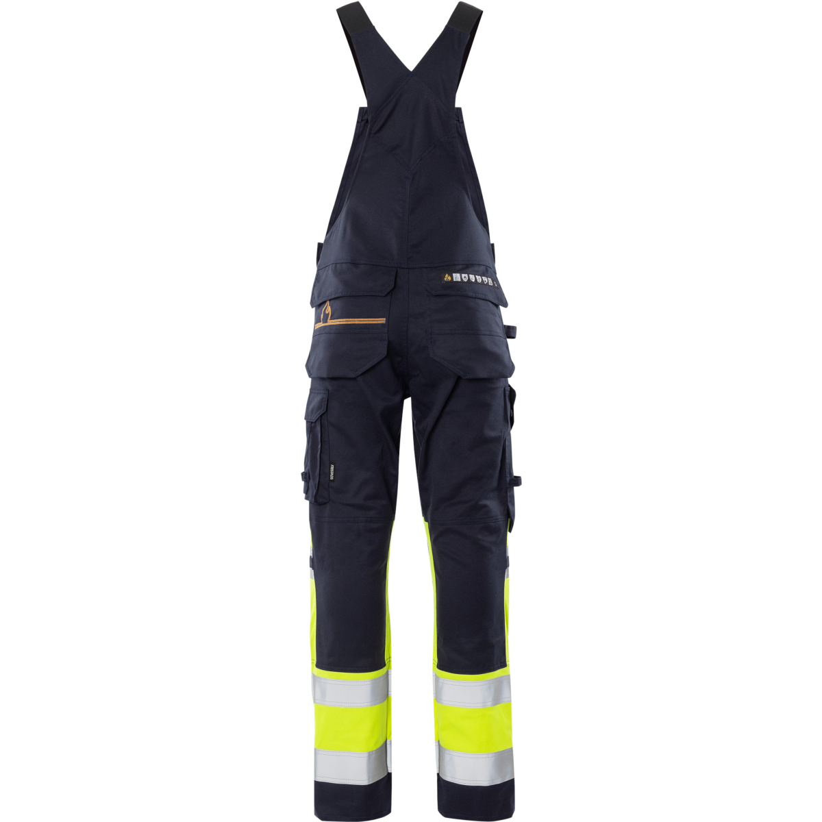 Spodnie ogrodniczki Flamestat High Vis Stretch klasa 1 2168 ATHF