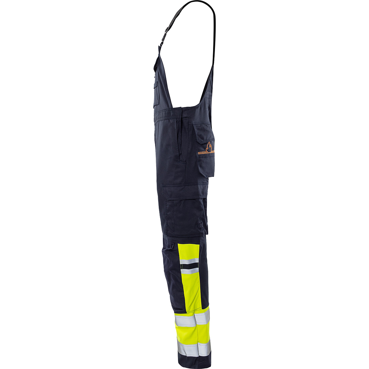 Spodnie ogrodniczki Flamestat High Vis Stretch klasa 1 2168 ATHF