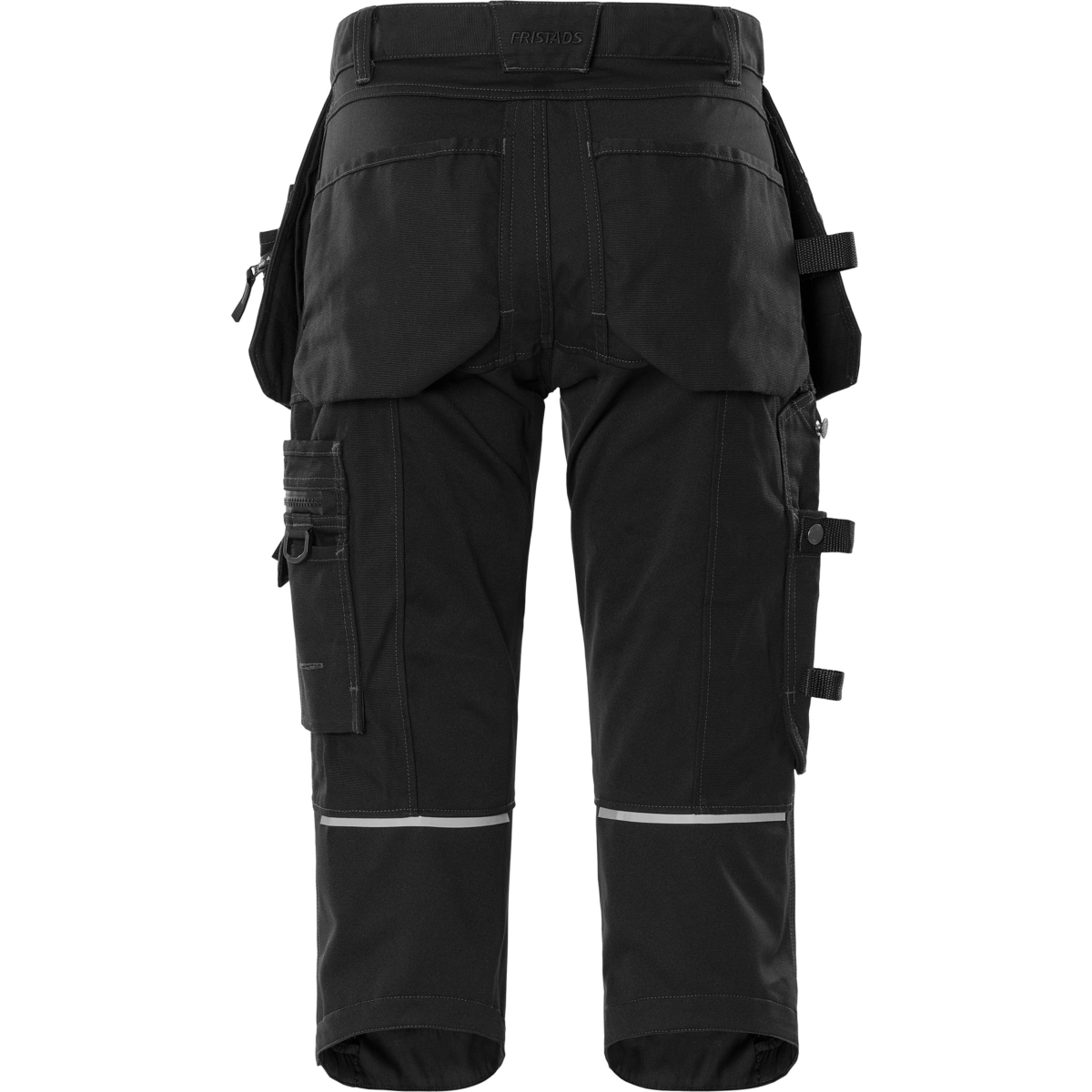 Zielone spodnie pirackie ze stretchem rzemieślniczym 2531 GCYD