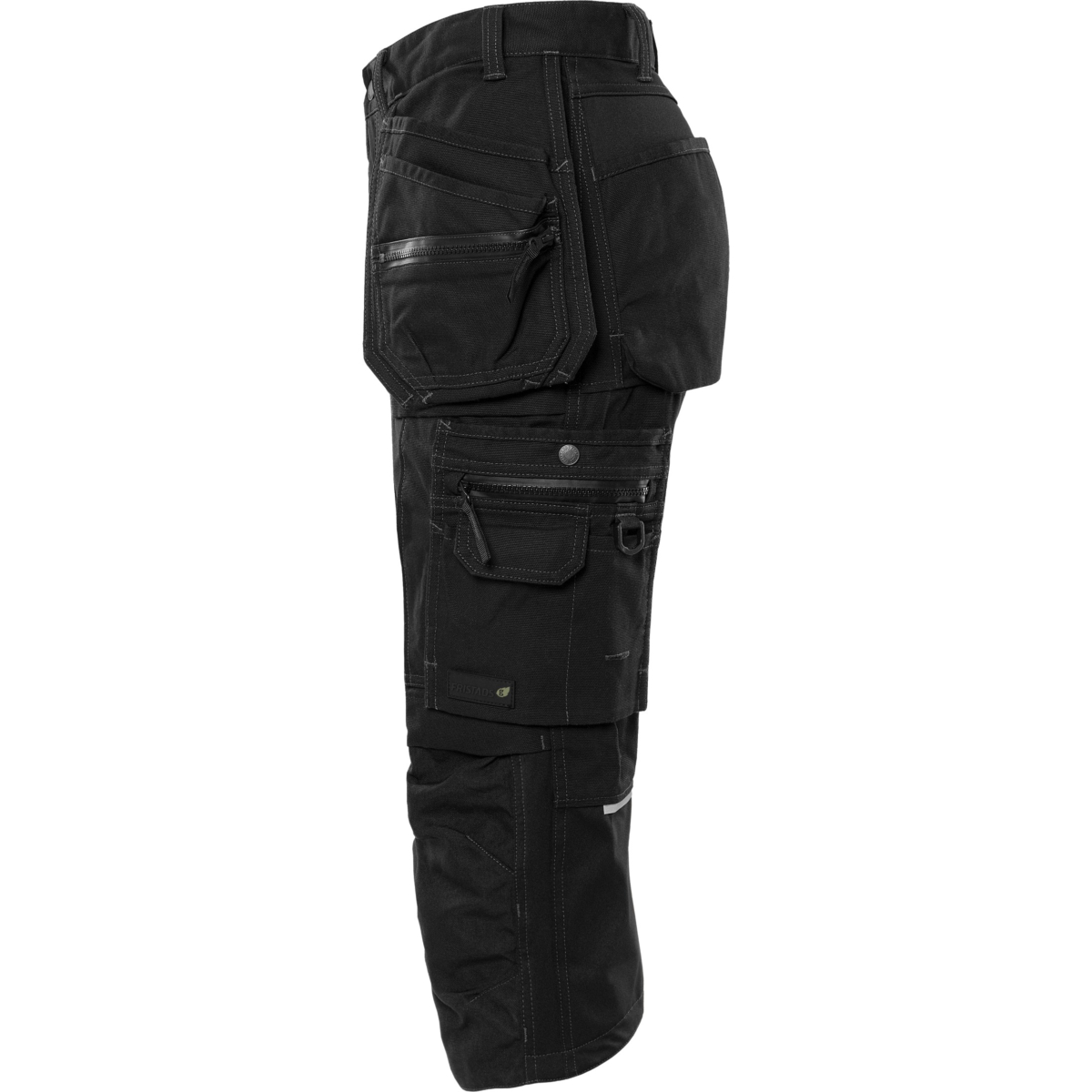 Zielone spodnie pirackie ze stretchem rzemieślniczym 2531 GCYD