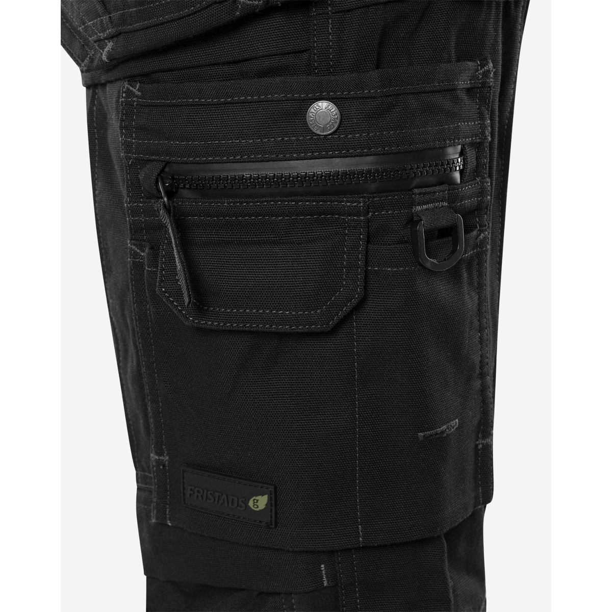 Zielone spodnie pirackie ze stretchem rzemieślniczym 2531 GCYD