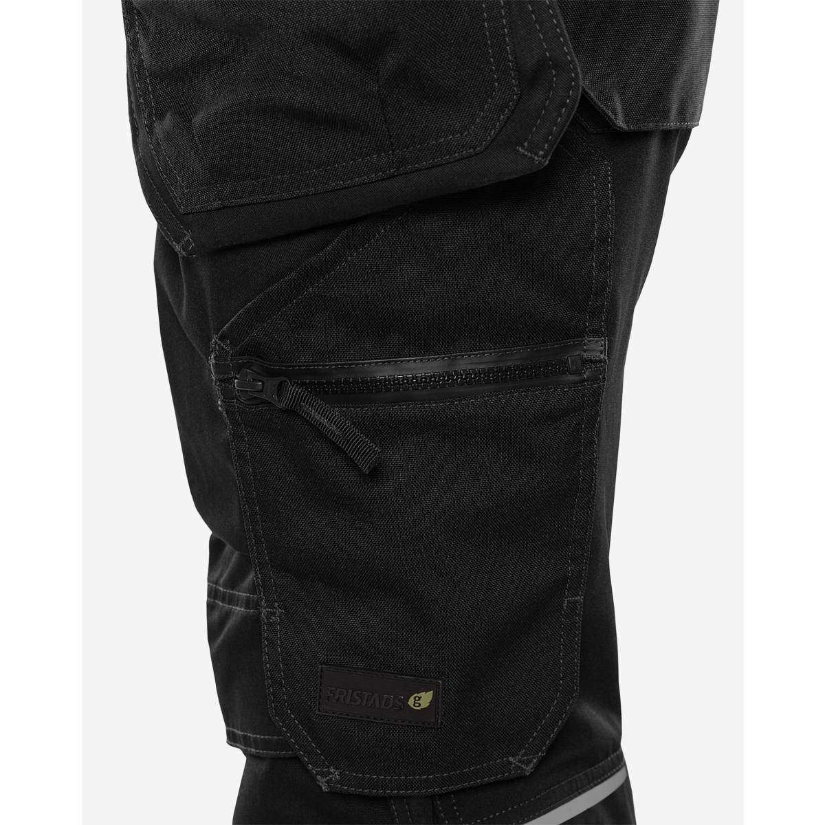 Zielone spodnie rzemieślnicze ze stretchem damskie 2901 GWM