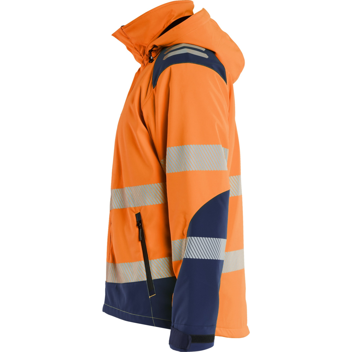 Lekka, zimowa kurtka softshell z podszewką Hi-Vis