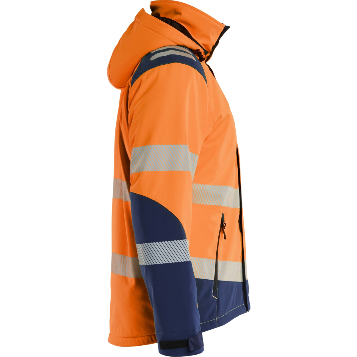 Lekka, zimowa kurtka softshell z podszewką Hi-Vis