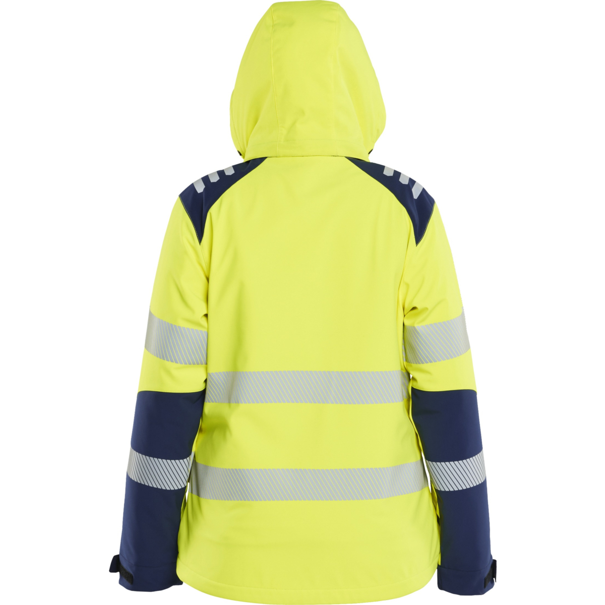 Damska, lekka, zimowa kurtka softshell Hi-vis z podszewką
