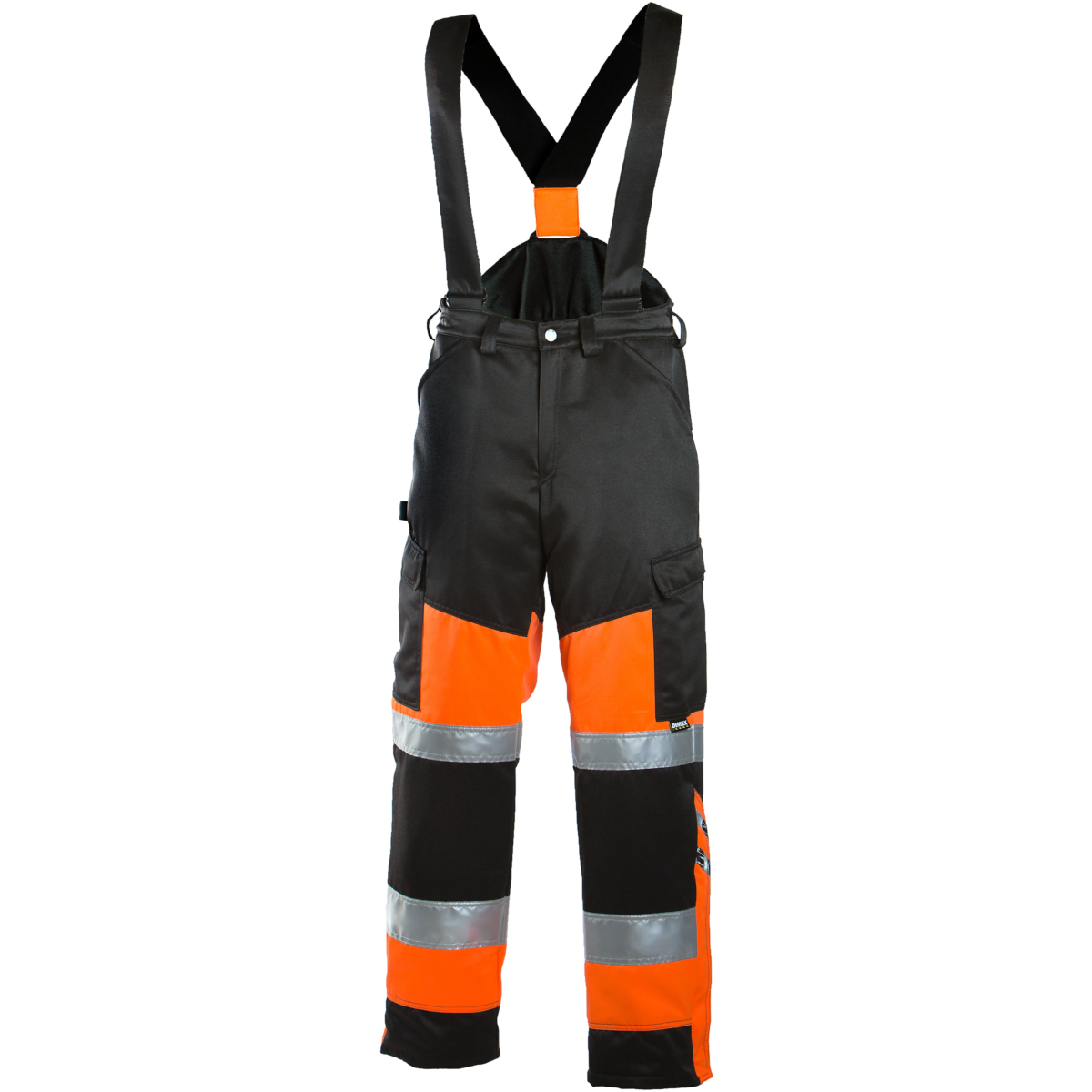 Spodnie zimowe z szelkami 6022