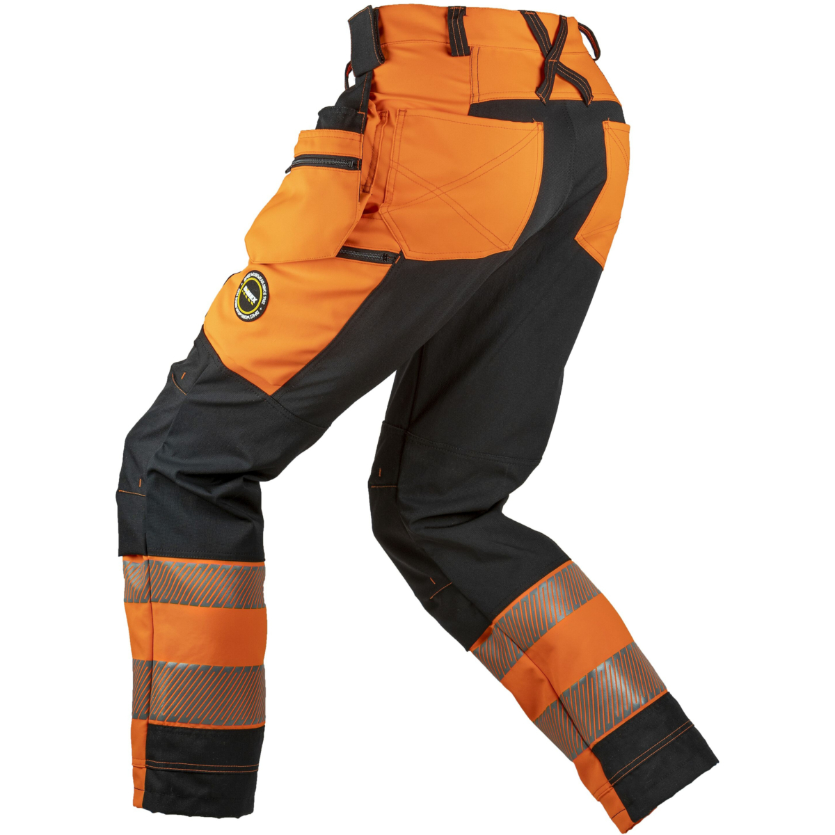 Spodnie superstretch z kieszeniami wiszącymi 6085