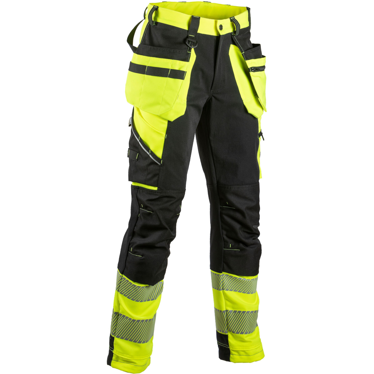 Spodnie superstretch z kieszeniami wiszącymi 6085Y