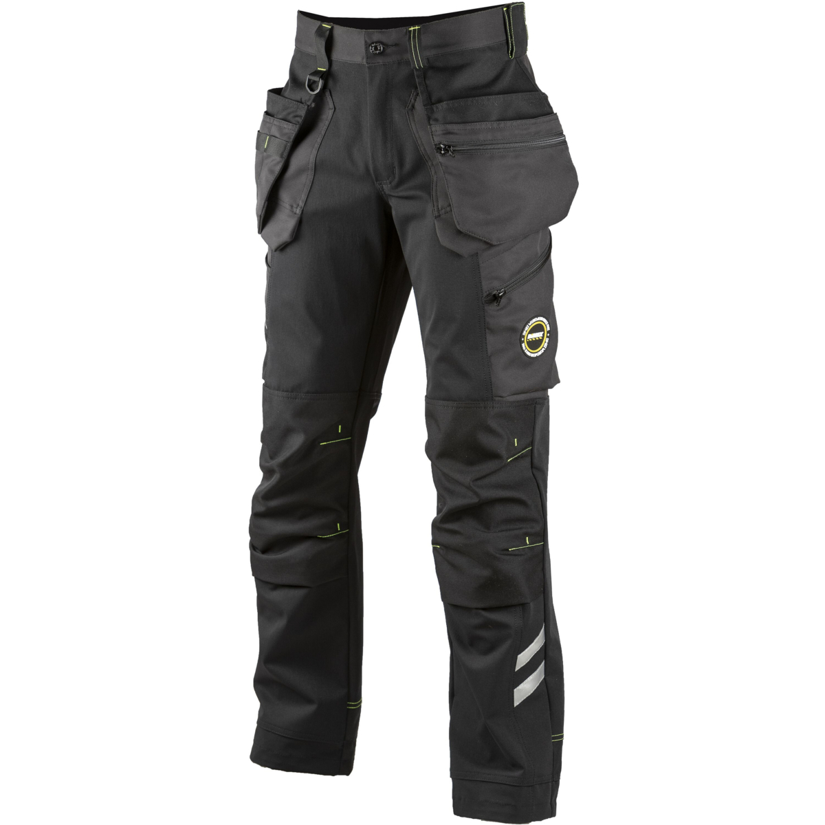 Spodnie superstretch z kieszeniami wiszącymi 6086